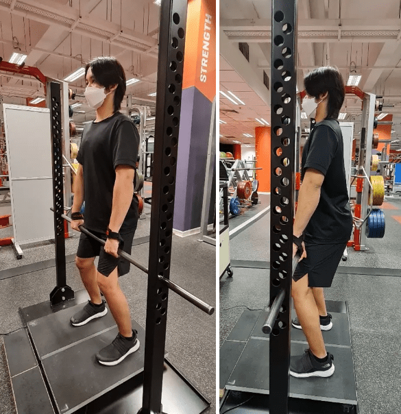 Teste para o treinamento isométrico: Puxada do meio da coxa (mid-thigh pull).